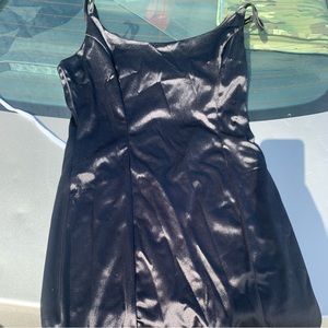Black mini dress